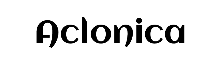 Aclonica Font