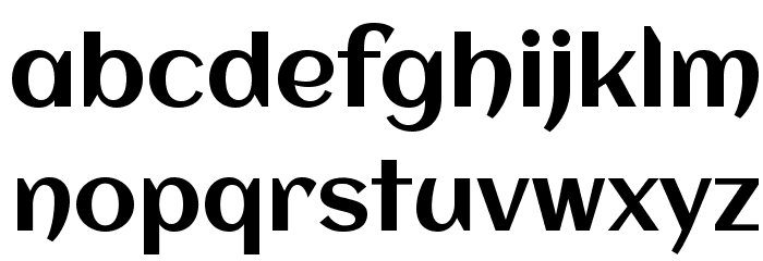 Aclonica Font LOWERCASE