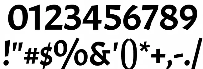 Acme Regular Font OTHER CHARS