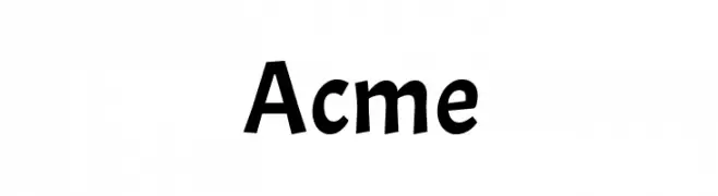 Acme  Descarca Fonturi Gratis