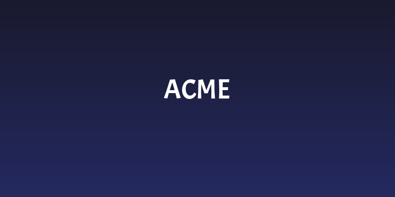 Acme Social Header