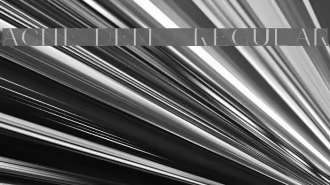 Acne Demo Regular Font examples