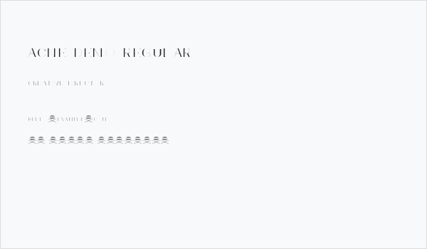 Acne Demo Regular Business Card