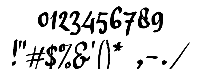 Aconitum Napellus Font OTHER CHARS