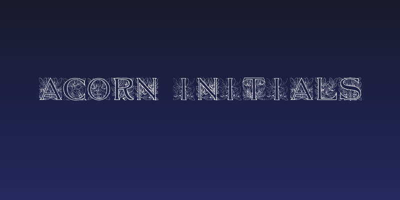 Acorn Initials Social Header