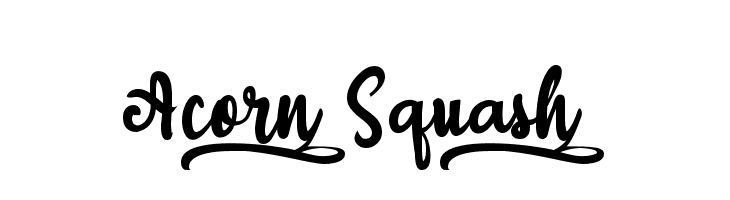 Acorn_Squash_  免费字体下载
