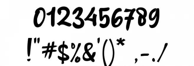 Acorn_Squash_ Font OTHER CHARS