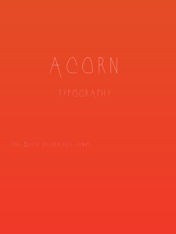 Acorn Poster