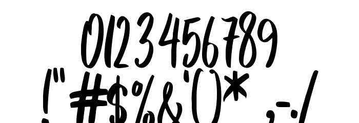 Acoustica South Font OTHER CHARS