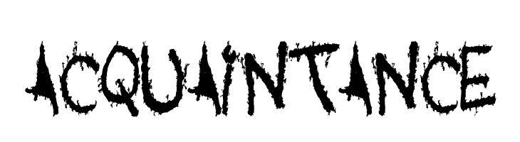 Acquaintance  font caratteri gratis