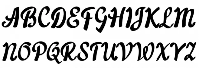 Acratica-Demo Font Litere mari