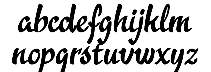 Acratica-Demo Font LOWERCASE