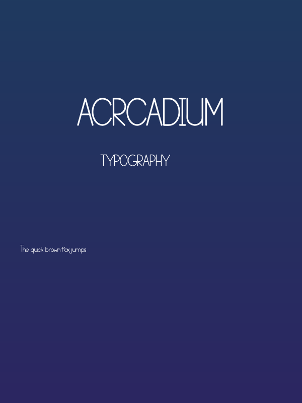 Acrcadium Poster