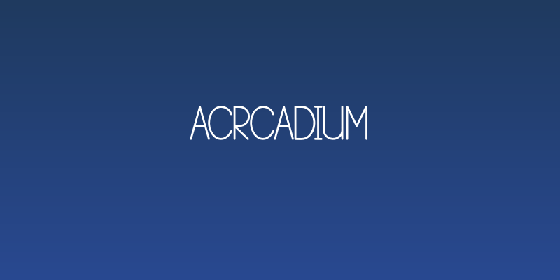 Acrcadium Social Header