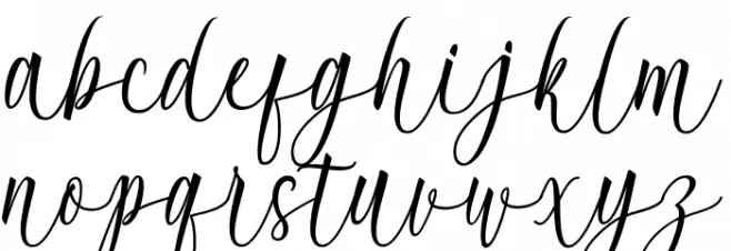 Acrobad Font LOWERCASE