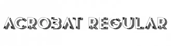 Acrobat Regular  Free Fonts Download