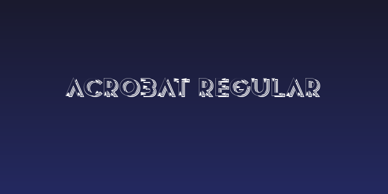 Acrobat Regular Social Header