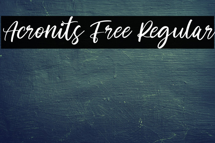 Acronits Free Regular Example 3