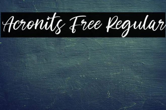 Acronits Free Regular Example 3