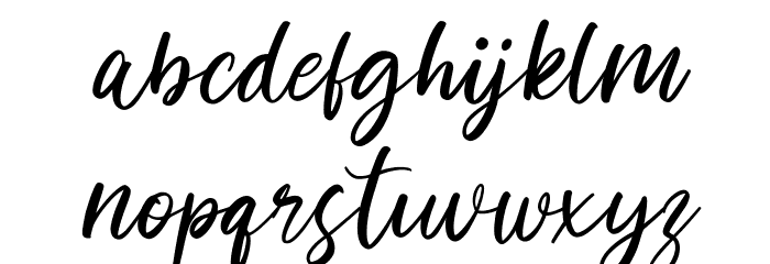 Acronits Free Regular Font LOWERCASE