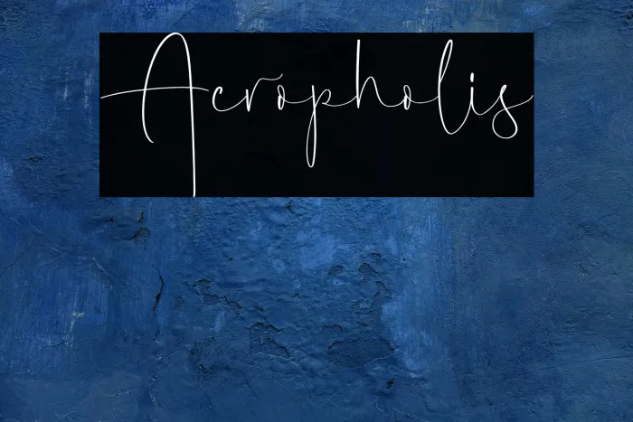 Acropholis Example 2