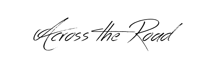 Across the Road Font