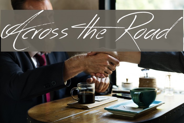 Across the Road Font examples