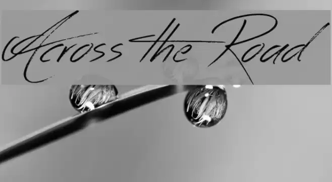 Across the Road Font examples