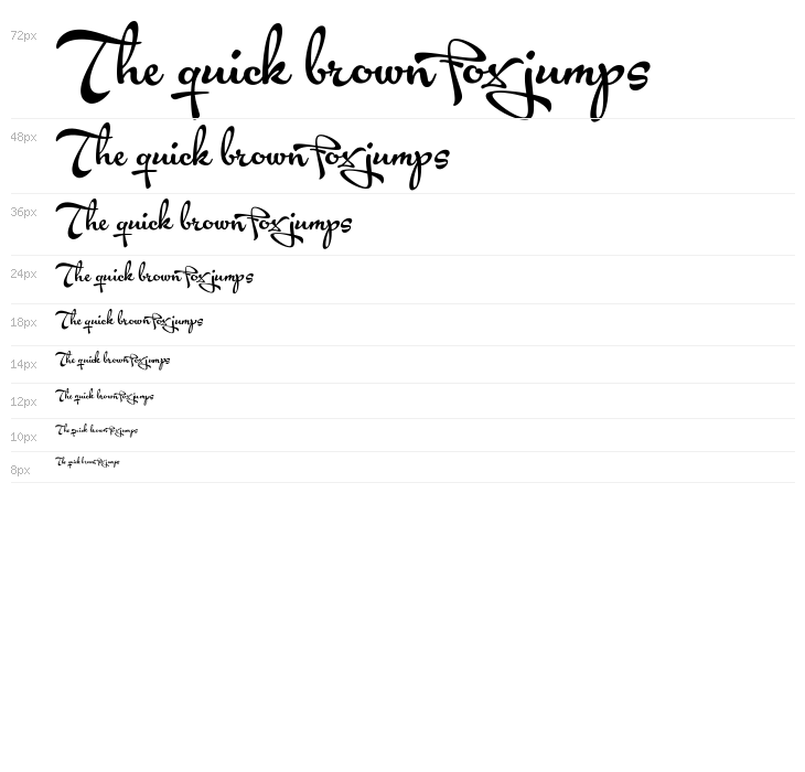 Acryle Script Personal Use Waterfall