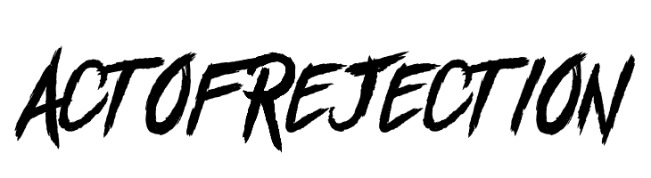 Act of Rejection  font caratteri gratis