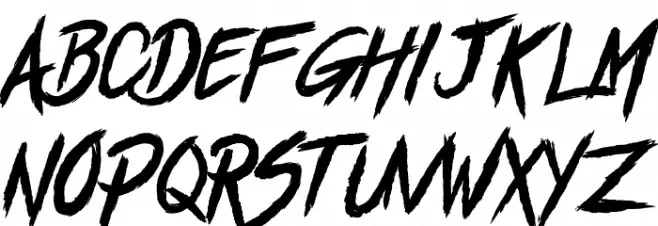Act of Rejection Font Litere mari