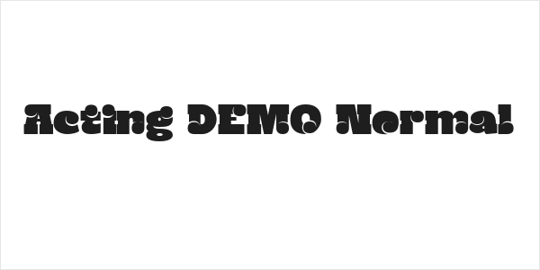 Acting DEMO Normal Logo