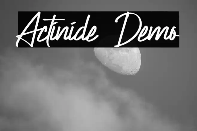 Actinide Demo خط examples