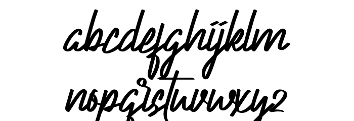 Actinide Demo Font LOWERCASE