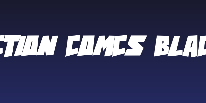 Action Comcs Black Social Header