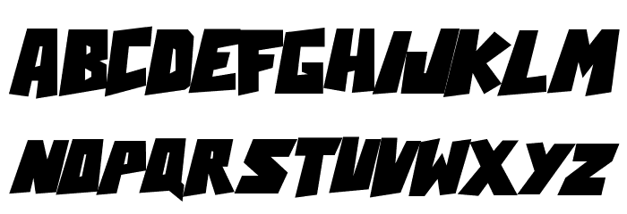 Action Comcs Black Font LOWERCASE