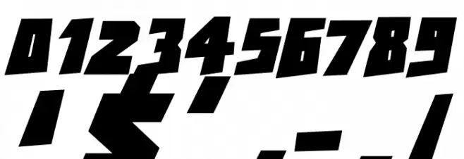 Action Comics Black Font OTHER CHARS