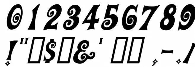 Action Is, Diagonal JL Italic Font OTHER CHARS