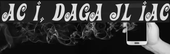 Action Is, Diagonal JL Italic Font examples