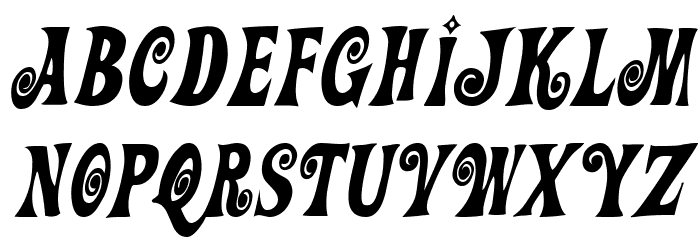 Action Is, Diagonal JL Italic Font LOWERCASE