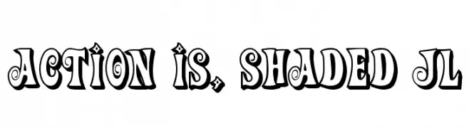 Action Is, Shaded JL  Frei Schriftart Herunterladen