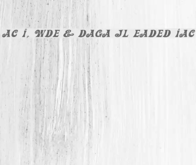 Action Is, Wide & Diagonal JL Expanded Italic Font examples