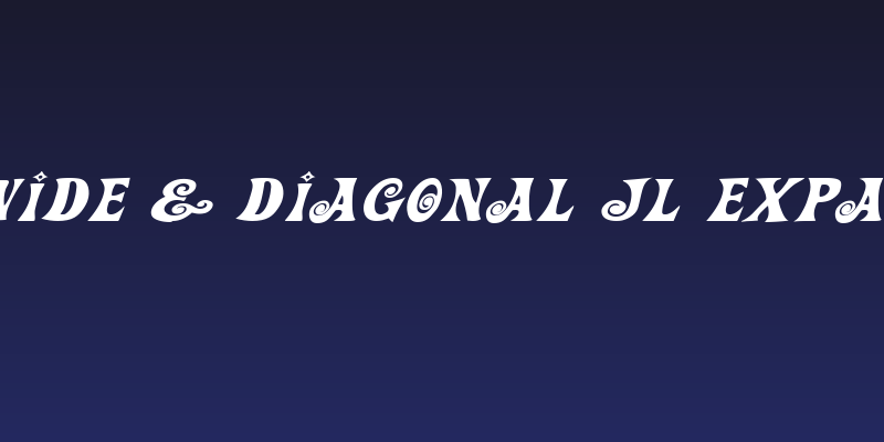 Action Is, Wide & Diagonal JL Expanded Italic Social Header