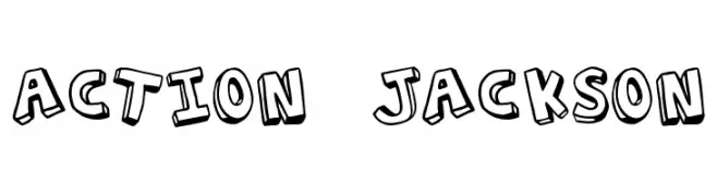 Action Jackson  Frei Schriftart Herunterladen