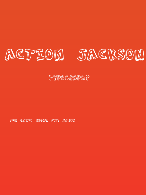 Action Jackson Poster