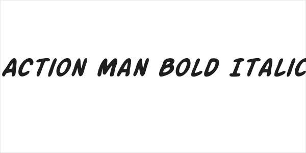 Action Man Bold Italic Logo