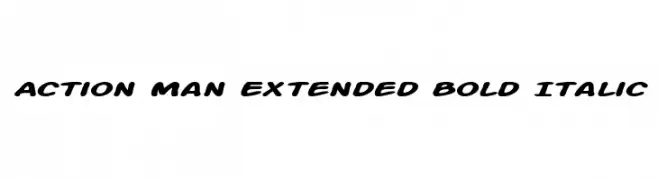 Action Man Extended Bold Italic  baixar fontes gratis