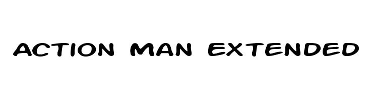 Action Man Extended Font