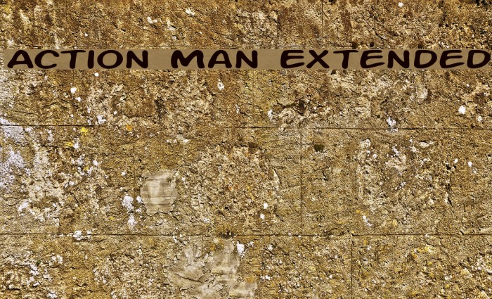 Action Man Extended Font examples
