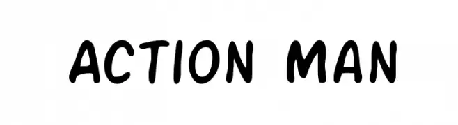Action Man  Frei Schriftart Herunterladen